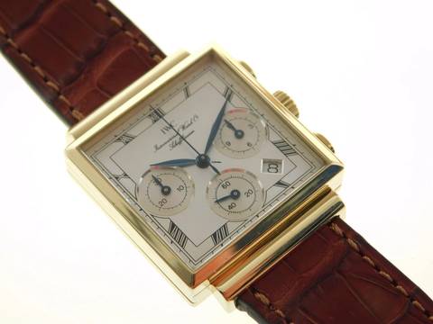  IWC Da Vinci Chronograph 3737 massiv 18 Karat Gelbgold Chrono im Top Zustand </h1> 