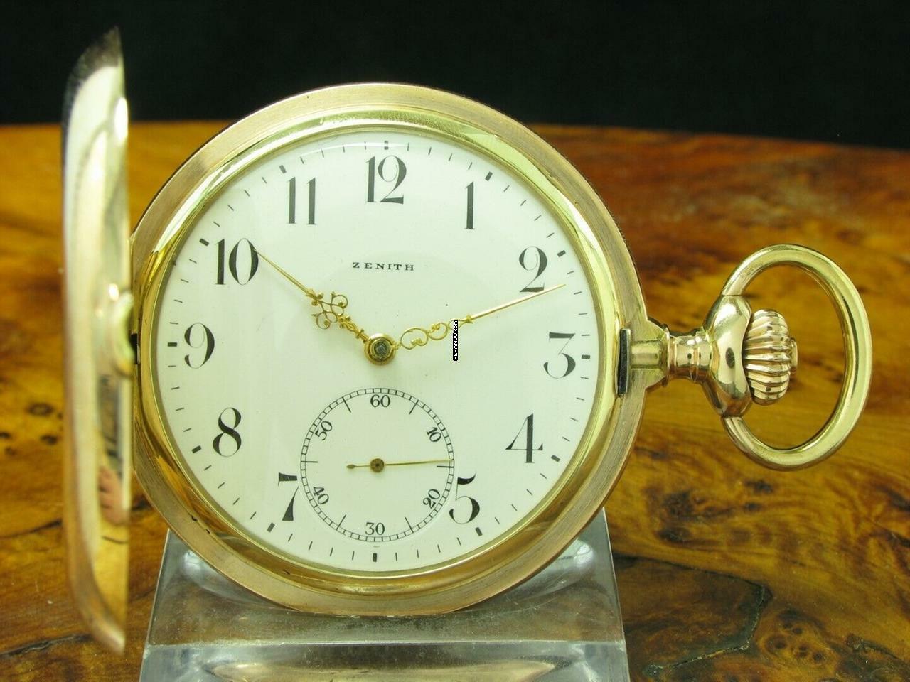 Zenith 14kt 585 Rotgold Savonette Sprungdeckel Taschenuhr </h1>