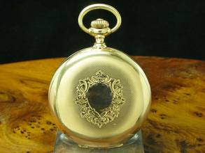 Thumbnail von Zenith 14kt 585 Rotgold Savonette Sprungdeckel Taschenuhr </h1>