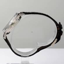 Thumbnail von Patek Philippe Calatrava Date 3445 Oversize silver dial white gold 18KT Automatic 1966's </h1>