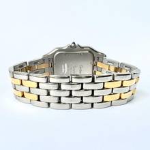 Thumbnail von Cartier Panthère Quartz Jumbo 29mm 2 Row Gold 0.55TCW DIAMOND Watch </h1>