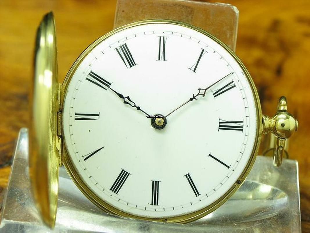 14kt 585 Gold Savonette Sprungdeckel Taschenuhr / Anhängeuhr / Ø 34,0mm </h1>