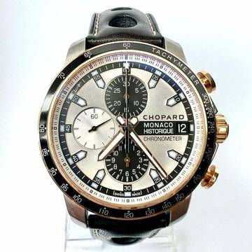  Chopard MONACO HISTORIQUE Chronometer Chronograph Automatic 2 Tone 44mm Watch </h1> 
