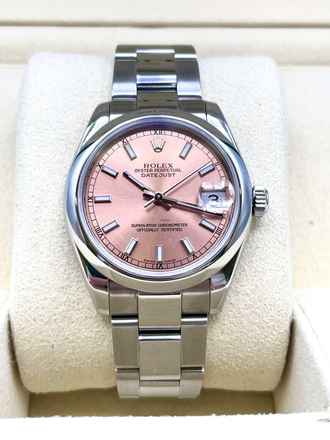  Rolex Datejust 31 Pink Dial Top Condition </h1> 