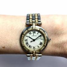Thumbnail von Cartier Panthère VENDOME 30mm Quartz 2 Row Gold 1.4TCW Diamond Watch </h1>