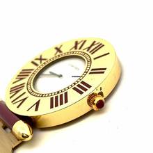 Thumbnail von Cartier Quartz 53mm 18K Yellow Gold Clock Watch </h1>