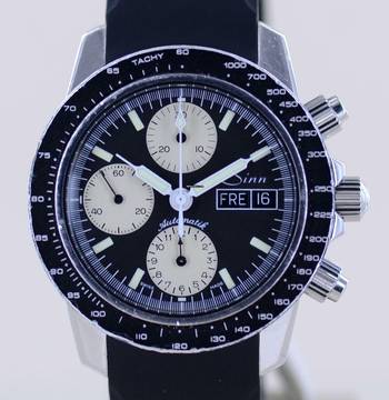  Sinn 103 ST Day-Date Chronograph Index Panda Audi Limited Steel Vintage Valj. 7750 </h1> 