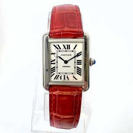  Cartier Tank Solo Quartz 24mm Steel Watch </h1> 