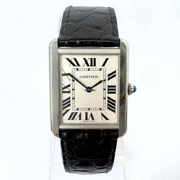  Cartier Tank Solo Quartz 27mm Steel Watch </h1> 
