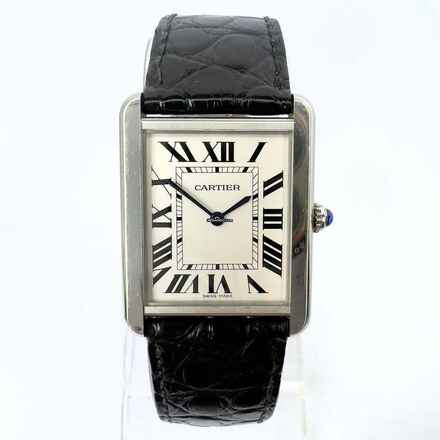  Cartier Tank Solo Quartz 27mm Steel Watch </h1> 