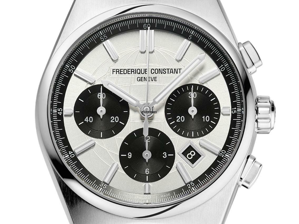 Frederique Constant Highlife Chronograph Stahl Automatik Armband Stahl Limitiert 41mm Ref.FC-391SB4NH6B Box&Pap. Full Set Neu