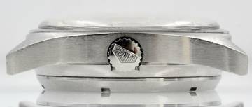 Thumbnail von Heuer Carrera 1153 chronograph Tropical blue dial 1970's </h1>