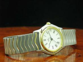 Thumbnail von Ebel Sport Classic 18kt 750 Gold / Edelstahl Damenuhr Mit Datum / Ref 1087121 </h1>