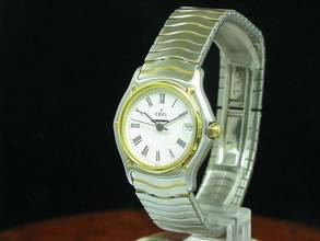 Thumbnail von Ebel Sport Classic 18kt 750 Gold / Edelstahl Damenuhr Mit Datum / Ref 1087121 </h1>