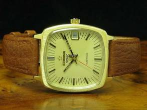 Thumbnail von Eterna Sonic 18kt 750 Gold Electronic Stimmgabel Herrenuhr / Kaliber Eterna 1550 </h1>