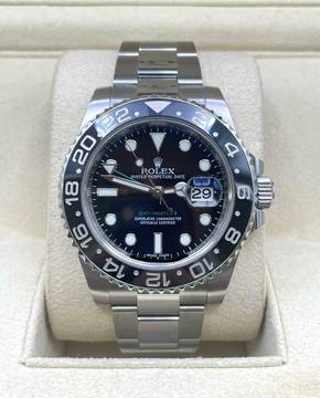 Rolex GMT-Master II Steel Black Dial 100% NEW,UNWORN with Box&Papers Full Set Year:2019 
