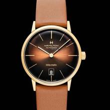 Thumbnail von Hamilton Intra-Matic H38475501 - American Classic Intra-Matic Automatic Brown Dial Stainless Steel Men's Watch </h1>