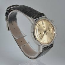 Thumbnail von Zenith Sporto chronograph caliber 136D silver dial very rare 1964's </h1>