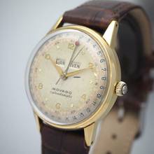 Thumbnail von Movado Calendomatic Vintage Gold 18k/750 Hammer-Automatik