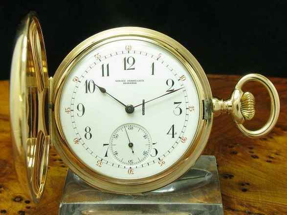  Girard Perregaux 14kt 585 Gold Savonette Taschenuhr 5-minuten Repetition </h1> 