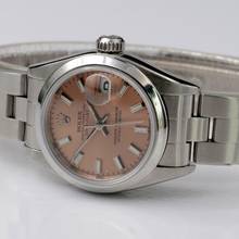 Thumbnail von Rolex Oyster Perpetual Lady Date Datejust 69160 Ladies 26MM Salmon dial </h1>