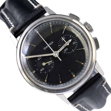  Omega De Ville 101.009 chronograph caliber 320 black dial 1965’s </h1> 