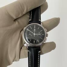 Thumbnail von Omega De Ville 101.009 chronograph caliber 320 black dial 1965’s </h1>