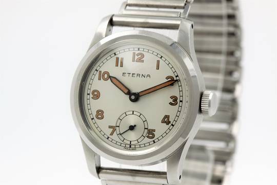  Eterna Vintage Caliber 600 approx 1930 Gay Freres Bamboo Bracelet 