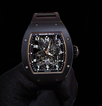 Richard Mille [NEW] RM 17-01 Tourbillon Black Ceramic Rose Gold Watch
