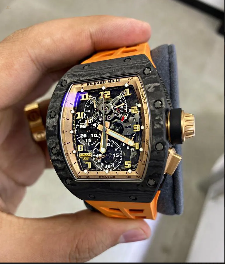 Richard Mille [NEW][LIMITED 15 PIECE] Asia Edition Carbon Split Seconds Chronograph RM 004-V3
