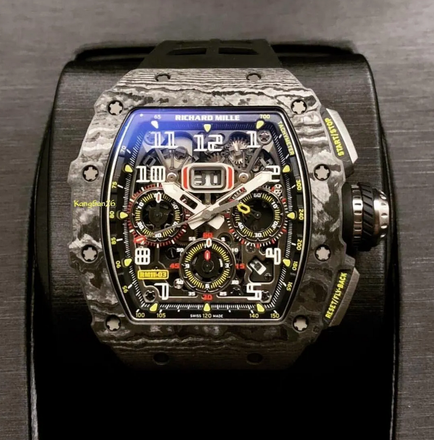 Richard Mille [NEW] RM 11-03 Black Carbon NTPT Flyback Chronograph Watch