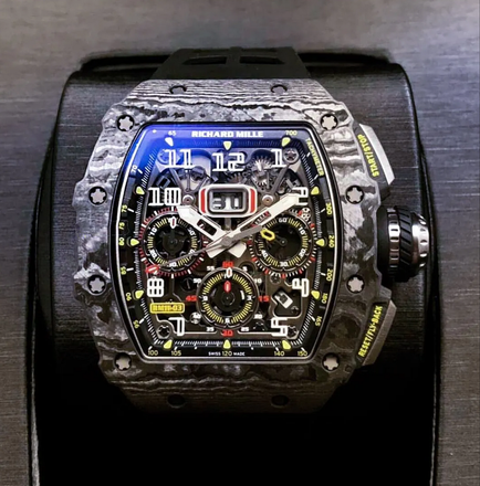 Richard Mille [NEW] RM 11-03 Black Carbon NTPT Flyback Chronograph