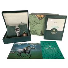 Thumbnail von Rolex Oyster Perpetual Lady Date 69160 Ladies 26MM black dial Full Set 1997's