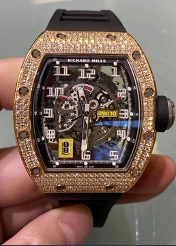 Richard Mille [NEW] RM 030 Rose Gold/Titanium Diamonds Watch