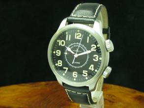 Thumbnail von Zeno-Watch Basel Edelstahl Handaufzug Herrenuhr Mit Wecker / Ref 8591 </h1>