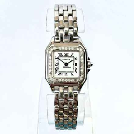  Cartier Panthère 23mm Quartz Steel 0.37TCW DIAMOND Watch </h1> 