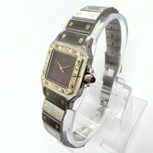 Thumbnail von Cartier Santos Galbée 24mm Automatic 2 Tone Watch 0.69TCW Diamond Bezel </h1>