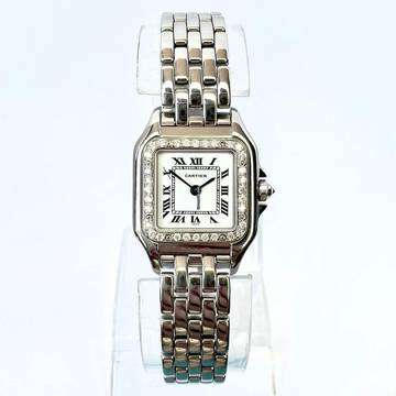  Cartier Panthère 23mm Quartz Steel 0.32TCW DIAMOND Watch </h1> 