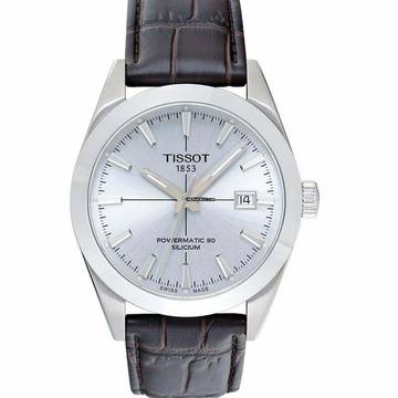  Tissot Gentleman T127.407.16.031.01 - T-Classic Gentleman Powermatic 80 Silicium Automatic Silver Dial Men' </h1> 