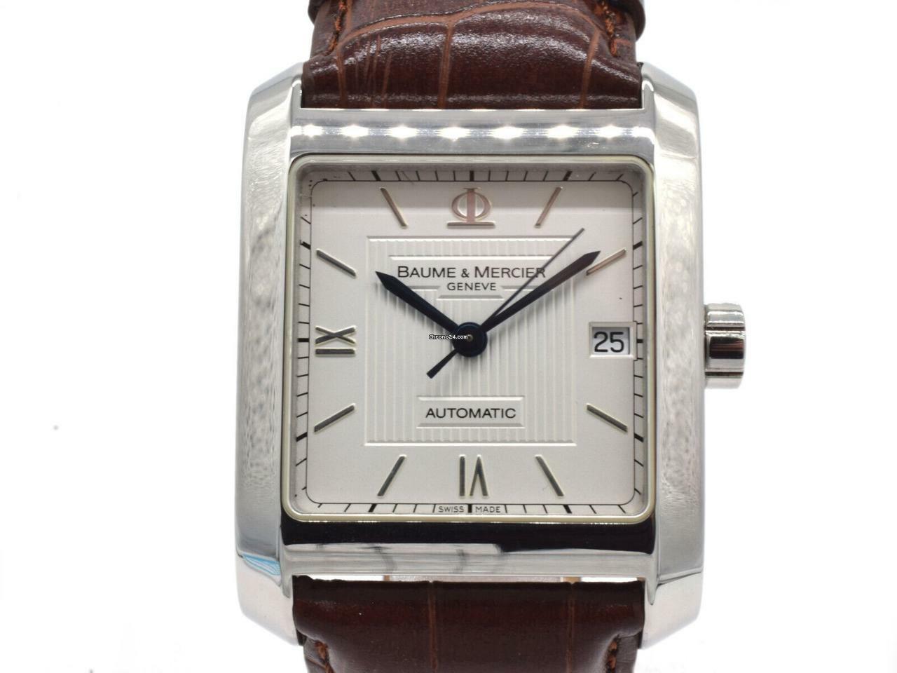 Baume & Mercier Hampton Edelstahl Automatic Herrenuhr / Ref 65597 / 34mm </h1>