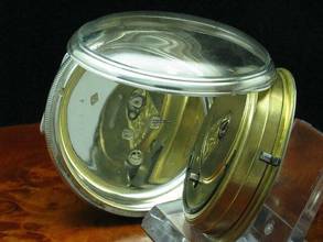 Thumbnail von John Fleckner 925 Silber Open Face Taschenuhr Schlüsselaufzug Durchmesser 52,3mm </h1>