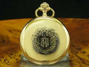 Thumbnail von IWC Schaffhausen 14kt 585 Gold Savonette Taschenuhr Von Ca. 1909 / Kaliber 53 </h1>