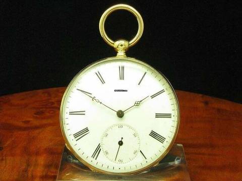  Vacheron Geneve 18kt 750 Gold Open Face Taschenuhr Schlüsselaufzug </h1> 