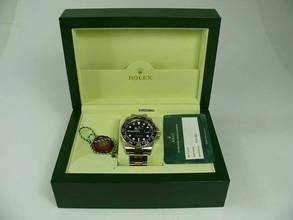 Thumbnail von Rolex GMT-Master II 18kt 750 Gold Edelstahl Automatic Herrenuhr / Ref 116713ln </h1>