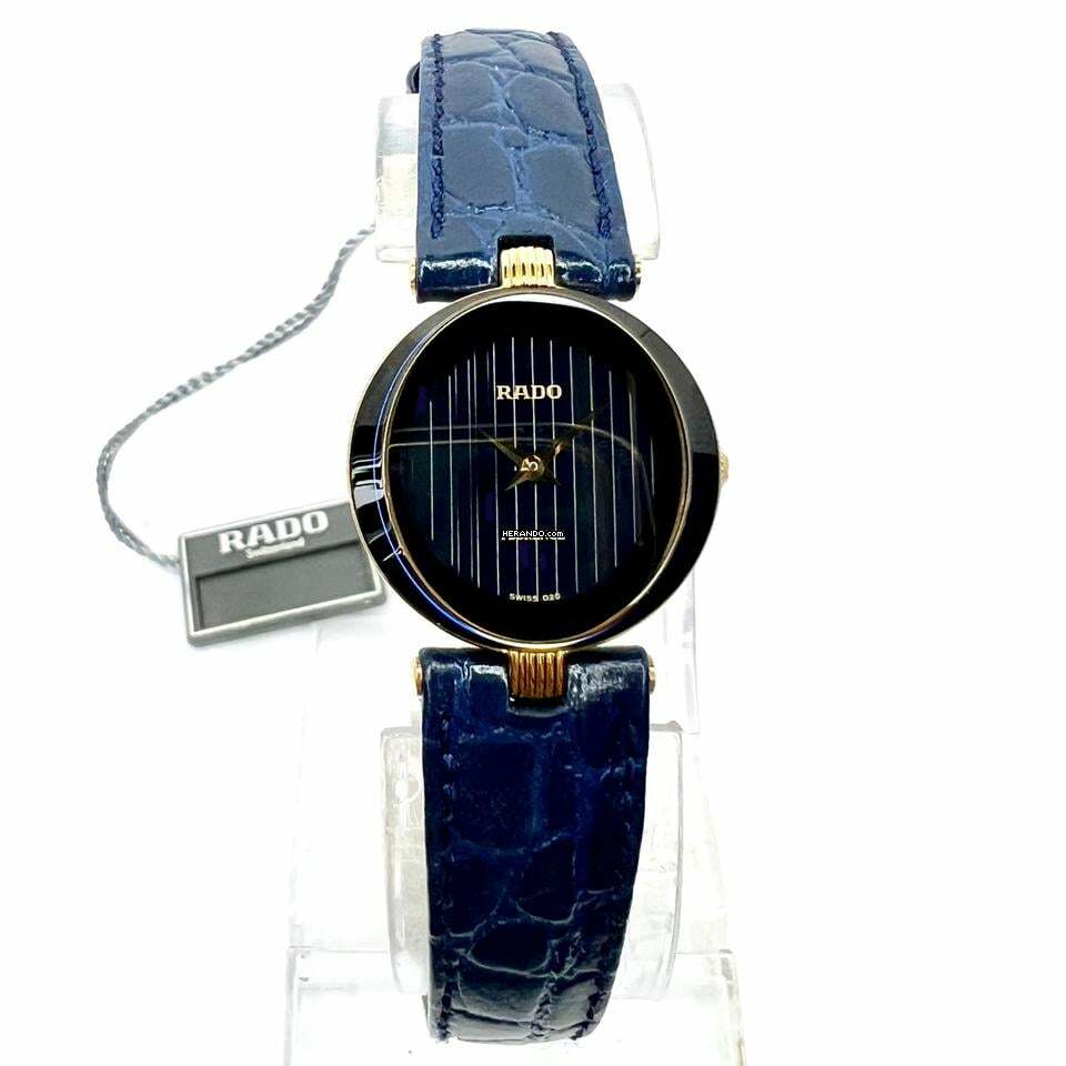 Rado Florence Quartz 24mm Goldplated Steel & Ceramic Watch </h1>