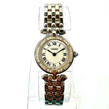  Cartier Panthère VENDOME Quartz 24mm 2 Row Gold 0.26TCW Diamond Watch </h1> 