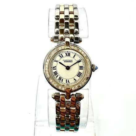 Cartier Panthère VENDOME Quartz 24mm 2 Row Gold 0.26TCW Diamond Watch </h1> 