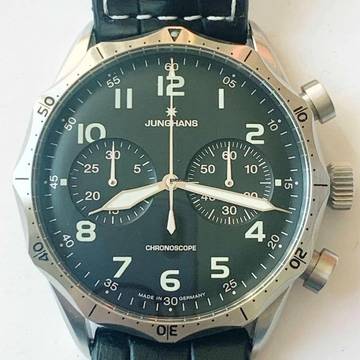  Junghans Meister Pilot Chronoscope FULL SET 