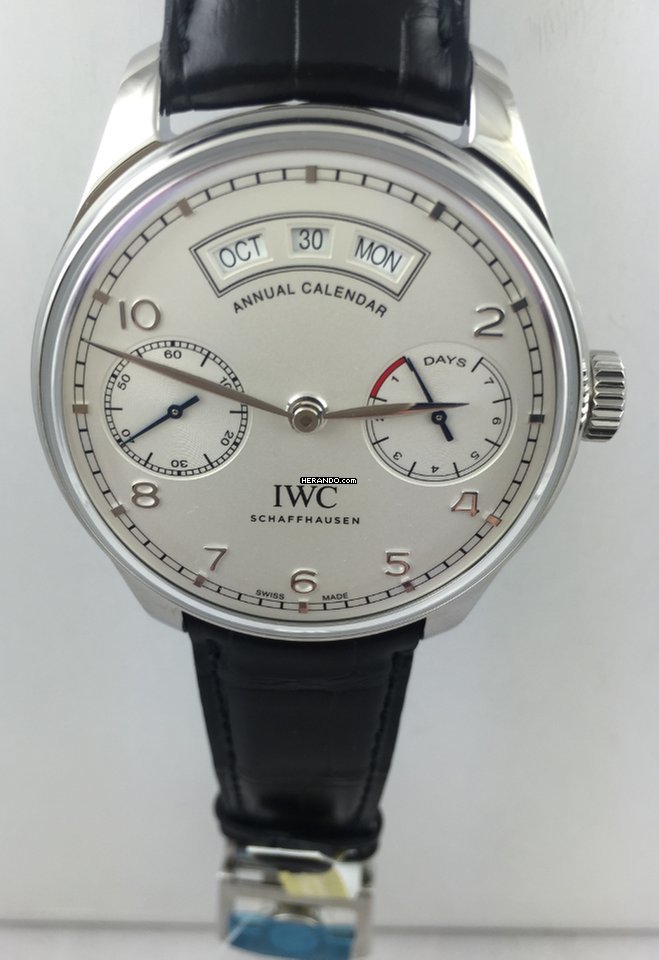 IWC Portugieser Jahreskalender deutsche Papiere inkl MWST