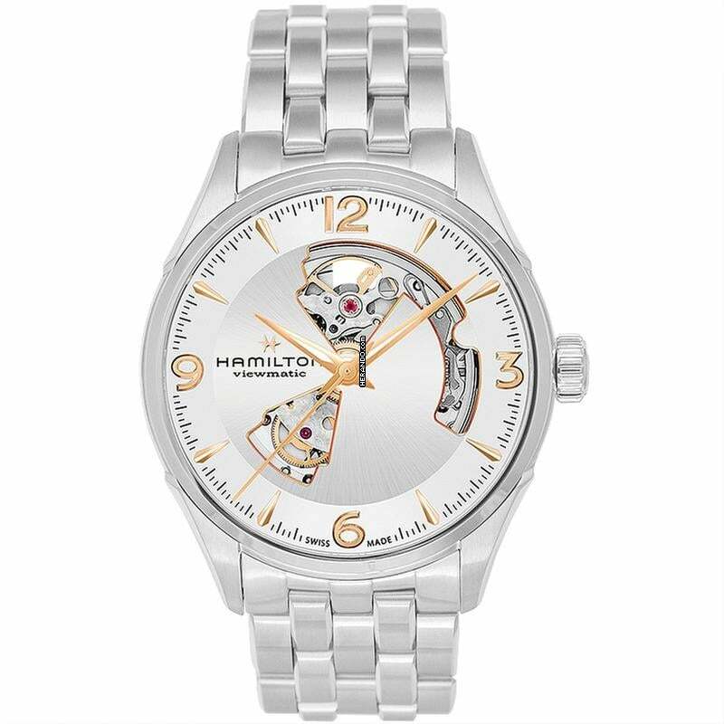 Hamilton Jazzmaster Open Heart H32705151 - Jazzmaster Automatic Silver Dial Stainless Steel Men's Watch </h1>